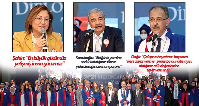 SANKO Üniversitesi Tıp Fakültesi mezuniyet töreni
