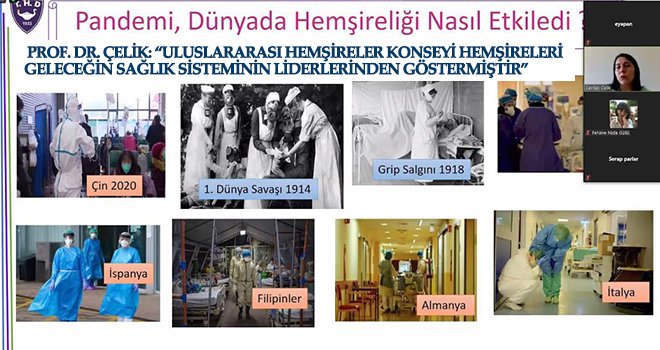 SANKO Üniversitesi'nde hemşirelik haftasında online söyleşi