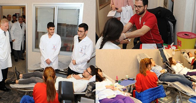 Sanko üniversitesinde, kan bağışlama etkinliği