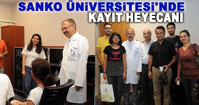 Sanko Üniversitesi'nde kayıtlar büyük bir heyecanla başladı
