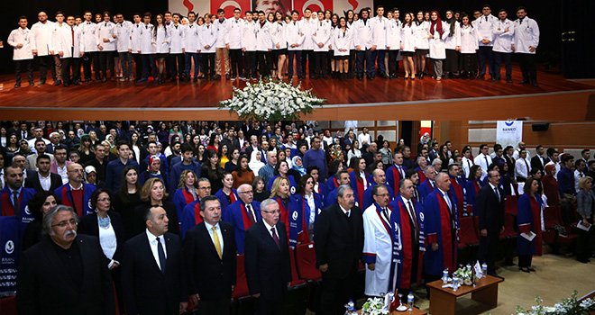 Sanko Üniversitesinden görkemli Beyaz önlük töreni