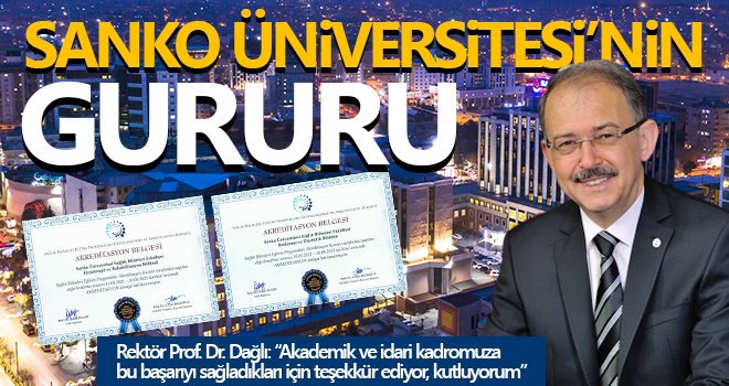 SANKO Üniversitesi’nin gururu