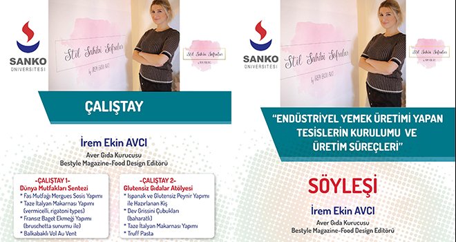 Sanko'da Beslenme ve Diyetetik Bölümü'nden etkinlik