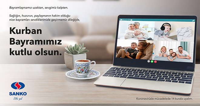 SANKO'dan Kurban Bayramı mesajı