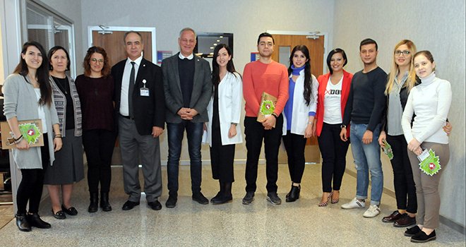 Sanko'dan öğretim üyelerine fidan beratı