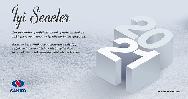 SANKO'dan yılbaşı measjı