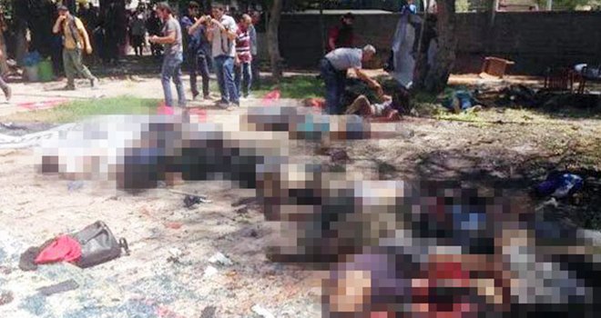 SURUÇ'TA BÜYÜK PATLAMA: ÇOK SAYIDA ÖLÜ VE YARALI