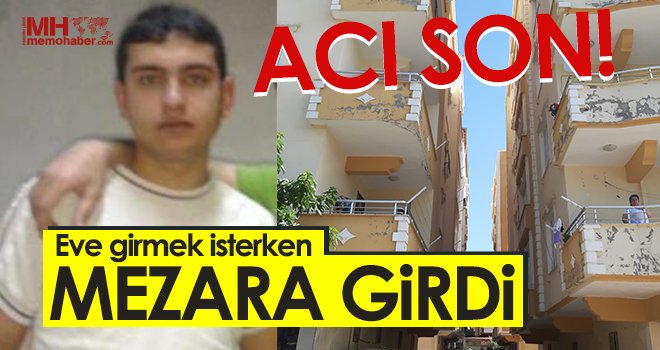 Sarkıttığı iple daireye girmeye çalışırken 5. kattan düşen şahıs öldü