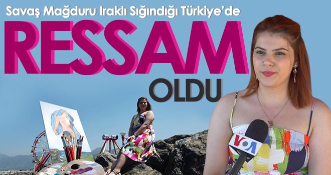 Savaş Mağduru Iraklı Sığındığı Türkiye’de Ressam Oldu