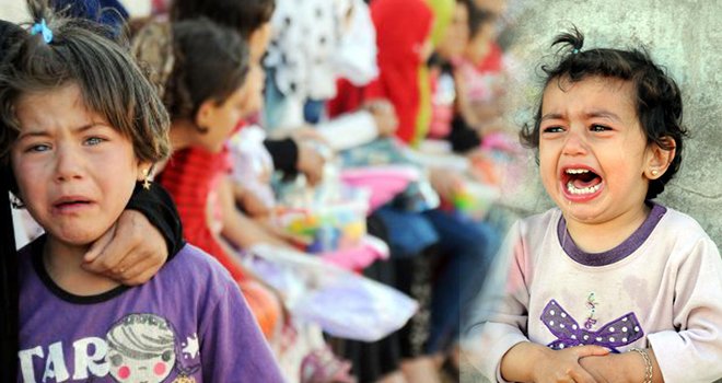 Savaşın yetim çocukları 'Barış' istiyor
