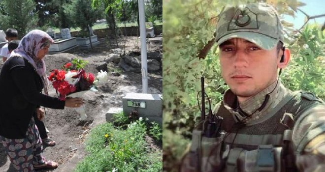 Şehit annesinden Anneler Günü'nde yürek burkan ziyaret