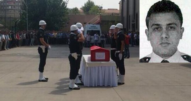 ŞEHİT İÇİN TÖREN DÜZENLENDİ 