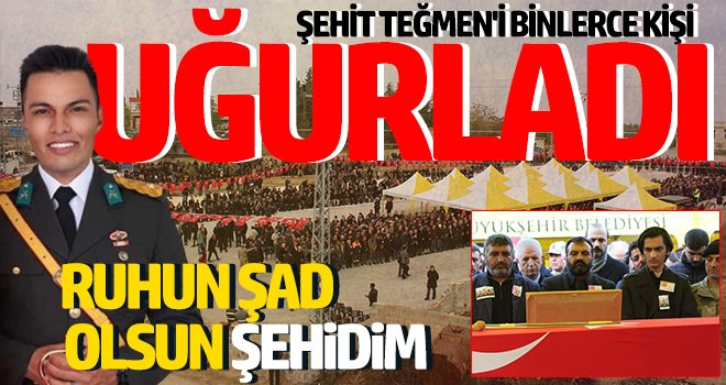 Şehit Teğmen Duabey Onur Öztürkmen son yolculuğuna uğurlandı