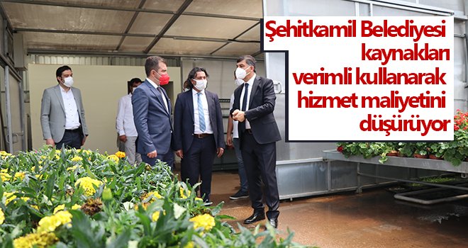 Şehitkamil Belediyesi kendi ürettiğiyle hizmet veriyor