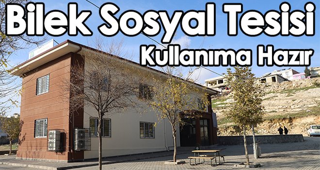 Şehitkamil Belediyesinden Bir Sosyal Tesis Daha