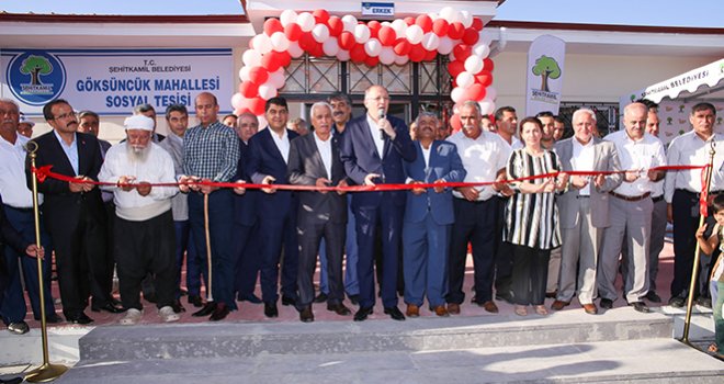 Şehitkamil Göksüncük Sosyal Tesisi Hizmete Açıldı