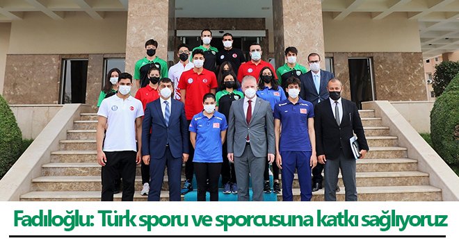 Şehitkamil Milli Sporcular Vali Gül’ü ziyaret etti