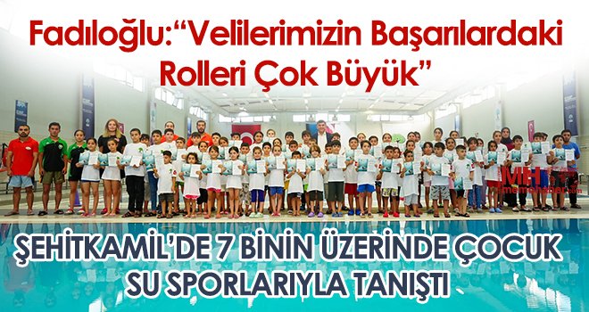 Şehitkamil’de 7 Binin Üzerinde Çocuk, Su Sporlarıyla Tanıştı