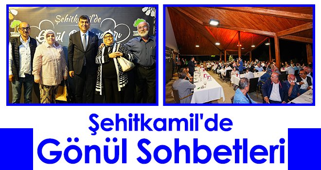 Şehitkamil'de gönül sohbetleri