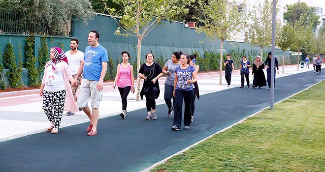 Şehitkamil'de sağlığa adım atıyorlar