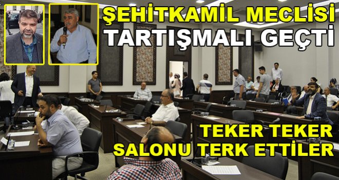 Şehitkamil'de tartışmalı meclis