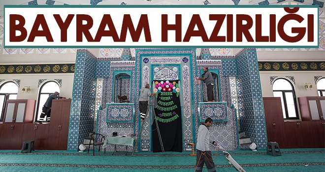 Şehitkamil’deki camiler bayram namazına hazır