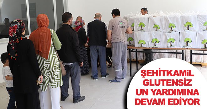 Şehitkamil'den 580 çölyak hastasına yardım