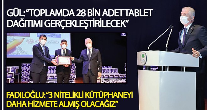 Şehitkamil’den eğitime tablet desteği 
