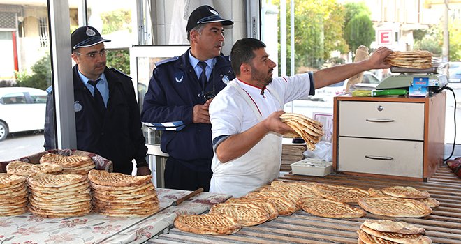 Şehitkamil'de fırınlara denetim