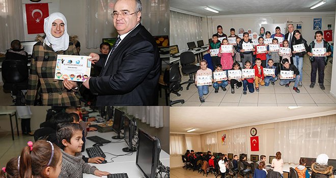 Şehitkamil'den Pirsultan İnternet Evinde bilgisayar kursu
