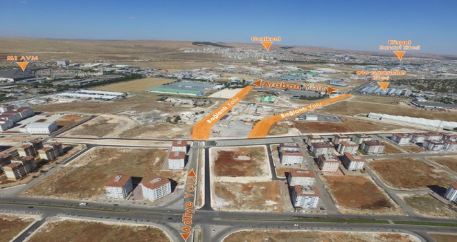 Şehitkamil'den trafiği rahatlatacak yeni yol