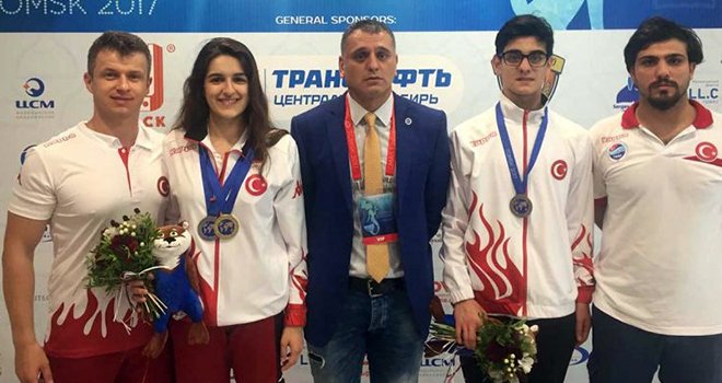 Şehitkamilli milli sporcular büyük sevinç yaşattı