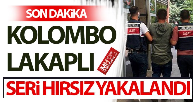 Seri hırsız yakayı ele verdi!