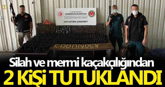 Silah ve mermi kaçakçılığından 2 kişi tutuklandı