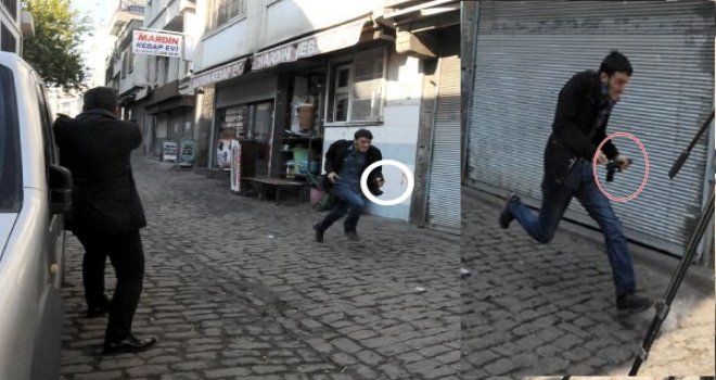 SİLAHI NAMLUSUNDAN TUTARAK KOŞAN KİM?