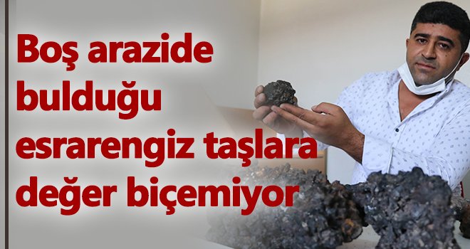 Şimşek, bulduğu taşların incelenmesini istiyor