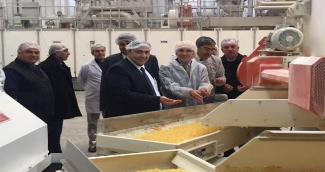 Şimşek, Mutlu Makarna’yı ziyaret etti