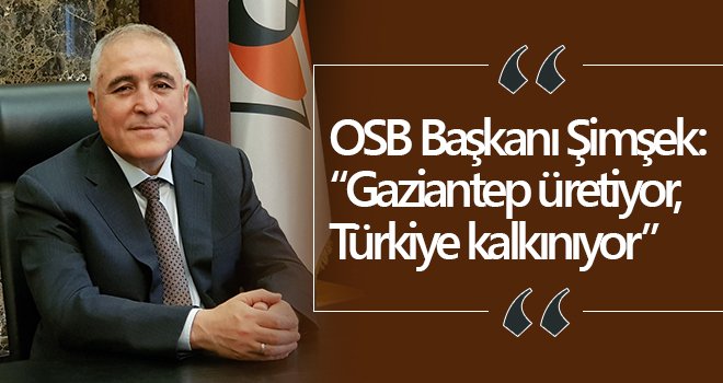 Şimşek’ten ISO 500'deki 38 Gaziantep firmasına teşekkür
