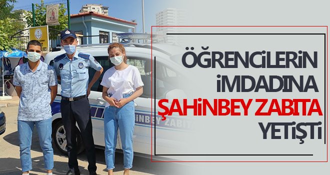 Sınava geç kalan öğrencilerin imdadına zabıta yetişti