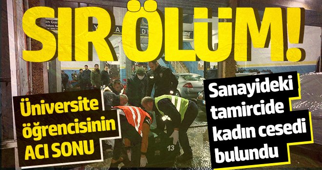 Sır ölüm! Sanayideki tamircide cesedi bulundu