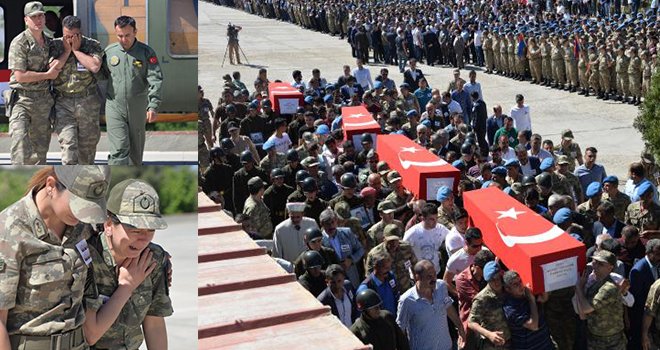 Şırnak Şehitleri törenle uğurlandı