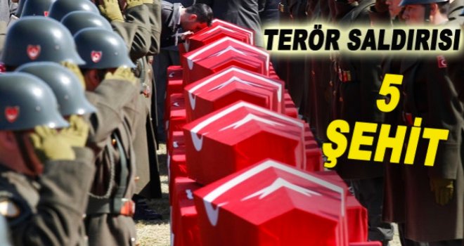 Şırnak'ta bombalı saldırı; 5 şehit, 8 yaralı
