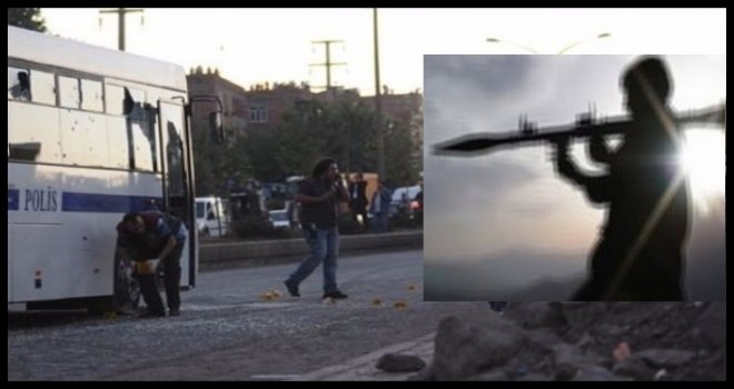 Şırnak'ta Polis Servisine Roketatarlı Saldırı 2 Şehit