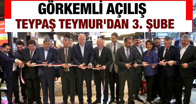 Siyaset ve İs Dünyası bu açılışa katıldı