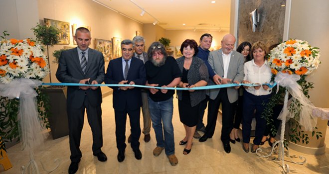 Sloven Sanatçılar Gaziantep'te Resim Sergisi Açtı