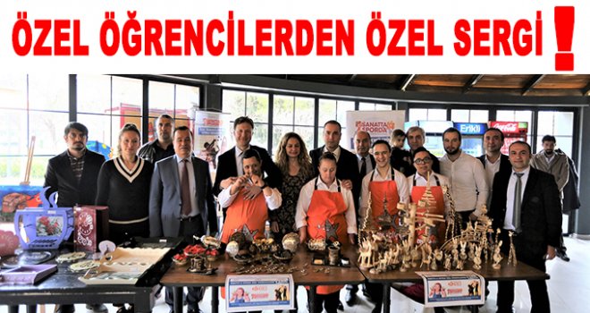 SODES kapsamında el işleri sergisi açıldı