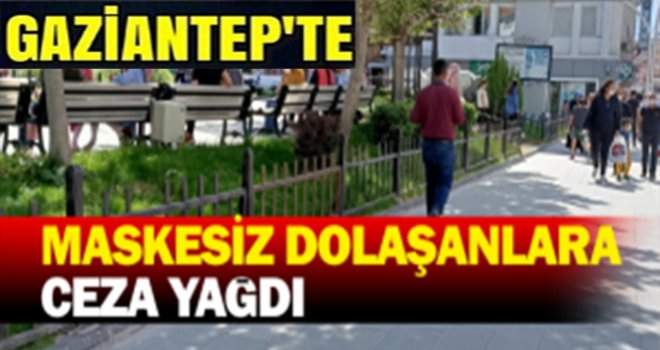Sokakta maskesiz gezenlere ceza yağdı
