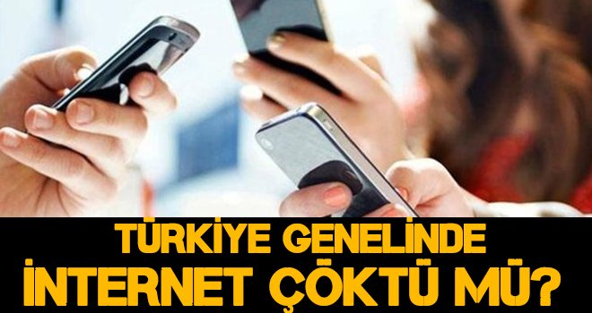 Son dakika! Türkiye geneli internet çöktü...