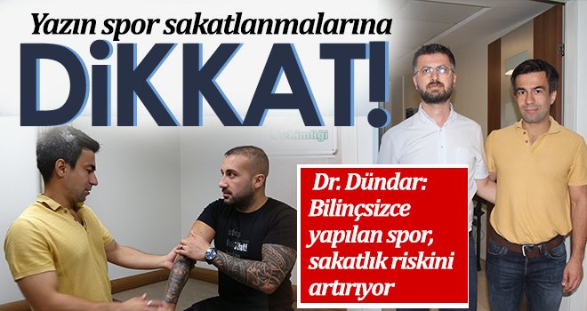 Spor hekimleri sakatlanmalara karşı uyardı