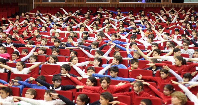 Spor Kültürü ve Olimpik Eğitim projesi söyleyişisi